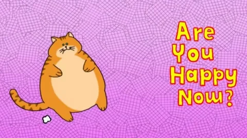 DANCING FAT CAT Stock Footage 246407417