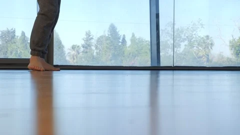 Dancing feet on floor Stock Footage 89693553