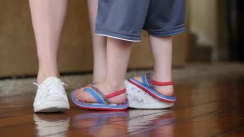 Dancing on feet Stock Footage 143199862