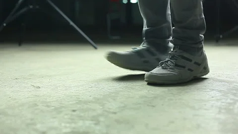 Dancing feet large. Video stock 93109286