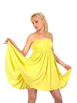 Dancing female. Stock Photos