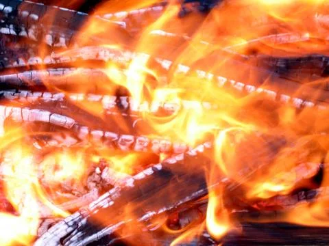 Dancing the fire Stock Photos