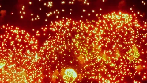 Dancing fireflies at the Night Show in Central Park Stock Footage 317281475