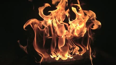 Dancing flame Stock Footage 14906854