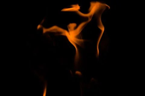 Dancing flame patterns Stock Photos