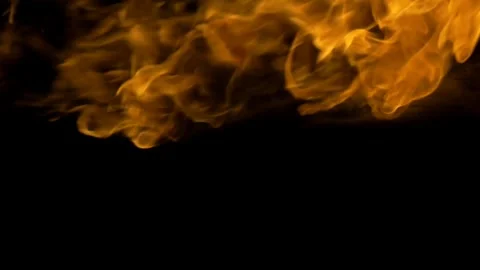 Dancing Flames Against Dark Backdrop Creating Engaging Abstract Patterns Video stock 341920265