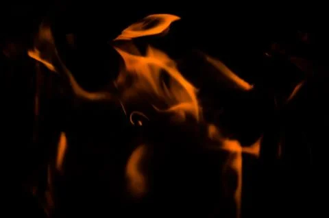 Dancing flames Stock Photos