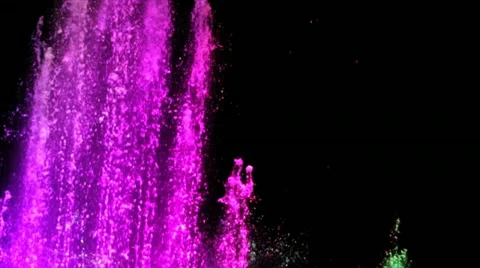 Dancing Fountain Stock Footage 20594300