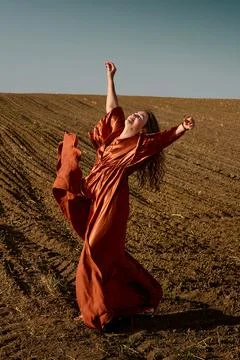 Dancing in Freedom Foto stock