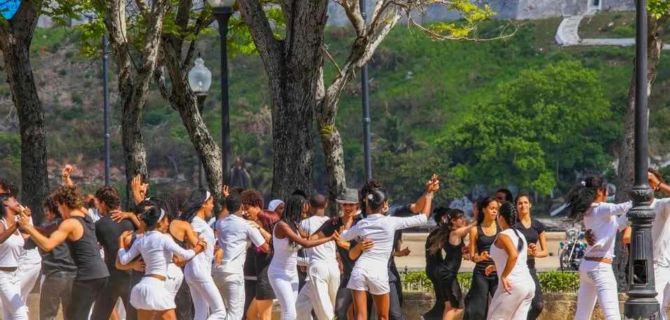 Dancing is fun Foto stock