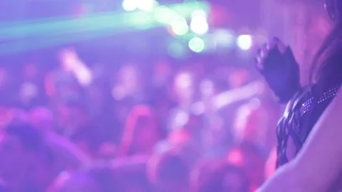 Dancing girl Stock Footage 73311532