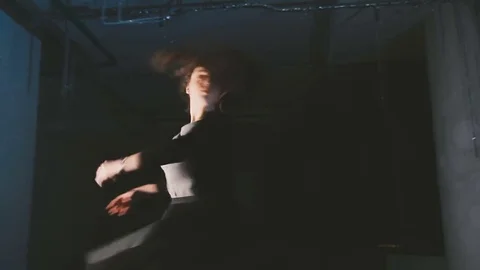 Dancing girl Stock Footage 76952655