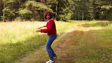 Dancing girl Stock Footage 114300392