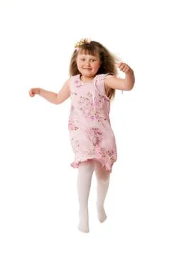 Dancing girl Stock Photos