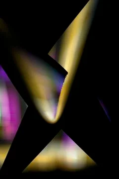 Dancing glowing multicolored patterns. Background, backdrop or wallpaper. Abs Stock Photos