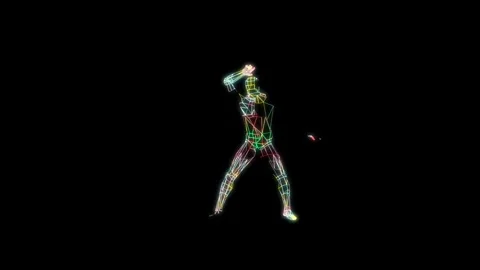 Dancing With Gridlines One Dancer Stock Footage 339287410