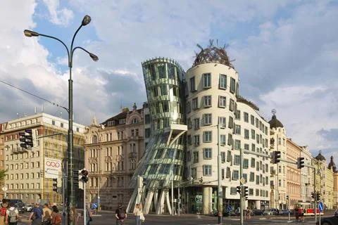 Dancing House Building Foto stock