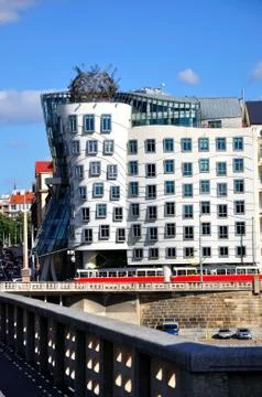 Dancing house 库存照片