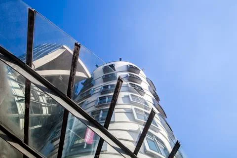 Dancing house Stock Photos