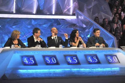 Dancing on Ice TV Programme, Britain. - 11 Jan 2009 Stock Photos