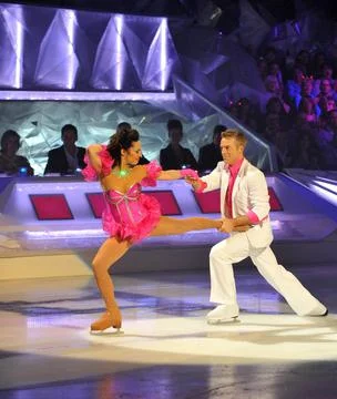 Dancing on Ice' TV Programme, Britain - 15 Feb 2009 Stock Photos