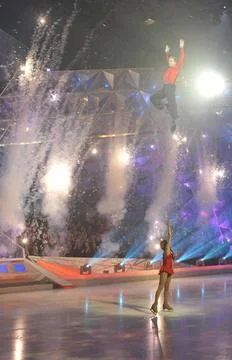 Dancing on Ice' TV Programme, Britain - 22 Mar 2009 Stock Photos