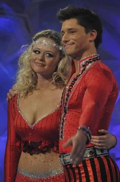 'Dancing on Ice' TV Programme, Elstree Studios, Borehamwood., Britain -  31 Jan  Stock Photos