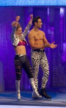 'Dancing on Ice' TV Programme, Elstree, Britain - 04 Mar 2012 Foto stock