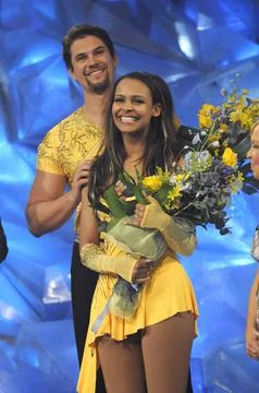 'Dancing On Ice' TV programme series 3, London, Britain         27 Jan 2008 Stock Photos