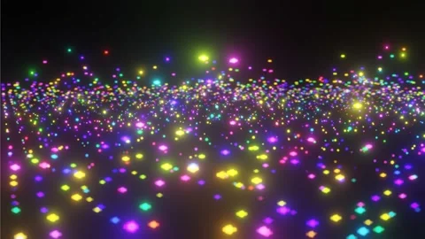 Dancing Illuminations and Lights, Background Videos in Live Venues Stock Footage 170696181