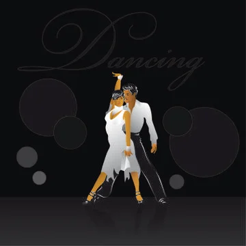 Dancing Illustrazione stock