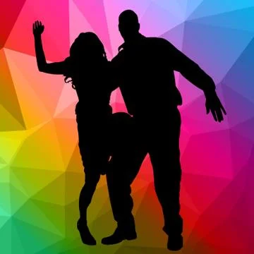 Dancing Illustrazione stock