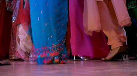 Dancing On Indian Wedding Video stock 878328