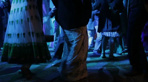 Dancing at a Indian Wedding Party Stock Footage 34949969