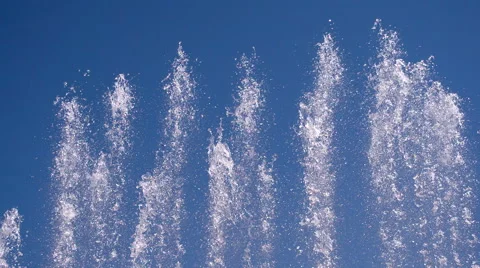 Dancing Jet on a Blue Background HD Pro Stock Footage 68334320