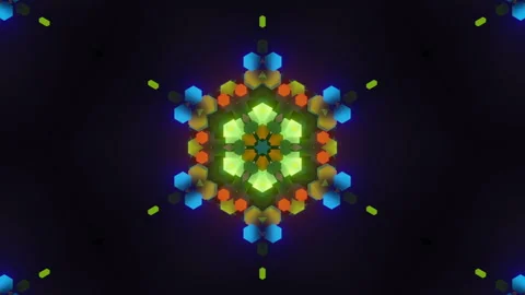 Dancing Kaleidoscope Video stock 236388838