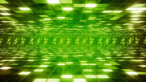 Into The Dancing Light Grid Stock Footage 97894626