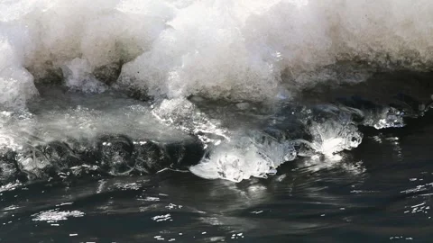 Dancing Light on Ice Video stock 333349052