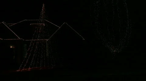 Dancing lights 12 hdp Video stock 647124