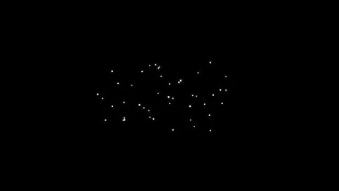 Dancing lights create patterns in a dark environment Stock Footage 339513611