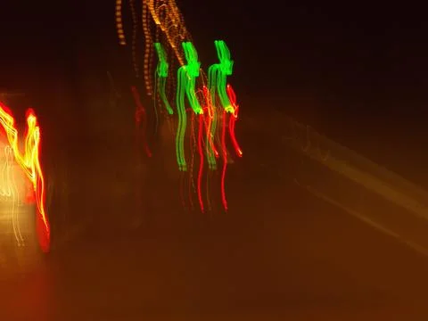 Dancing Lights Stockfoto's