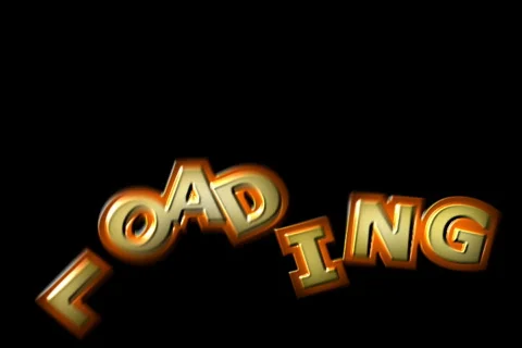 Dancing loading text - for your web pages 库存影片 90151