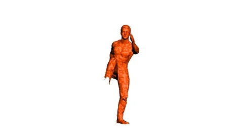 Dancing Man. Alpha Channel Included. Looped. Stock Footage 90946760