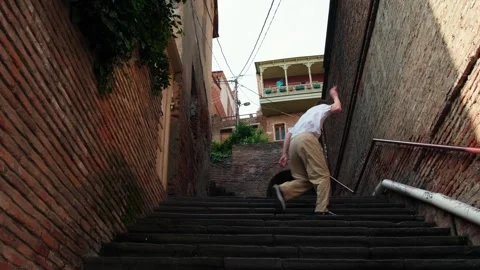 Dancing man Stock Footage 242145441