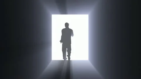 The dancing man. Light 스톡 동영상 10882428