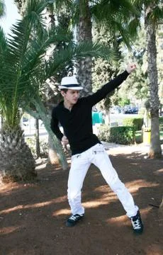 Dancing man Stock Photos