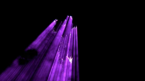 Dancing man in the Violet volume light of a spotlight Stock Footage 115129885