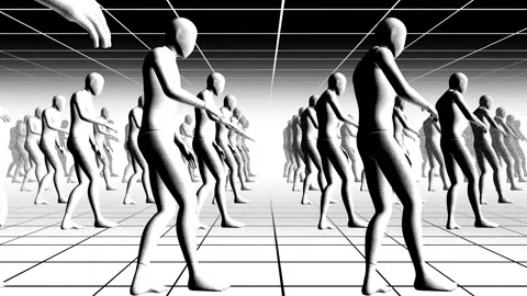 Dancing Mannequins Stock Footage 273578209