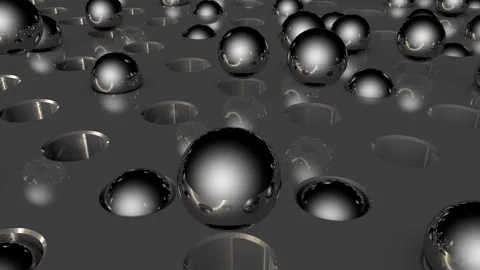 Dancing Metal Balls Stock Footage 161869029