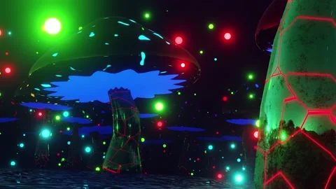 Dancing Mushrooms 4K Vídeo Stock 153969640